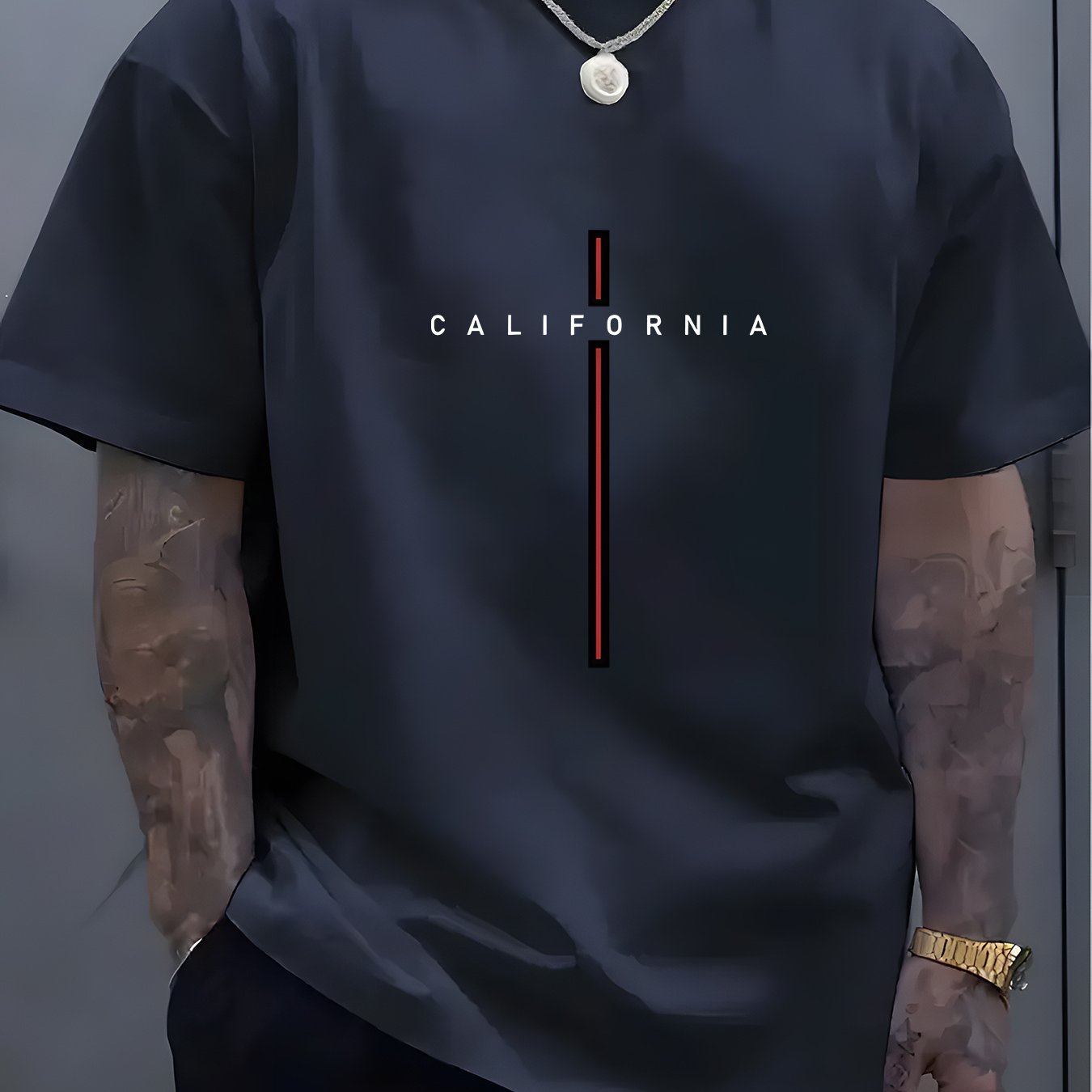 Camiseta con gráfico de California