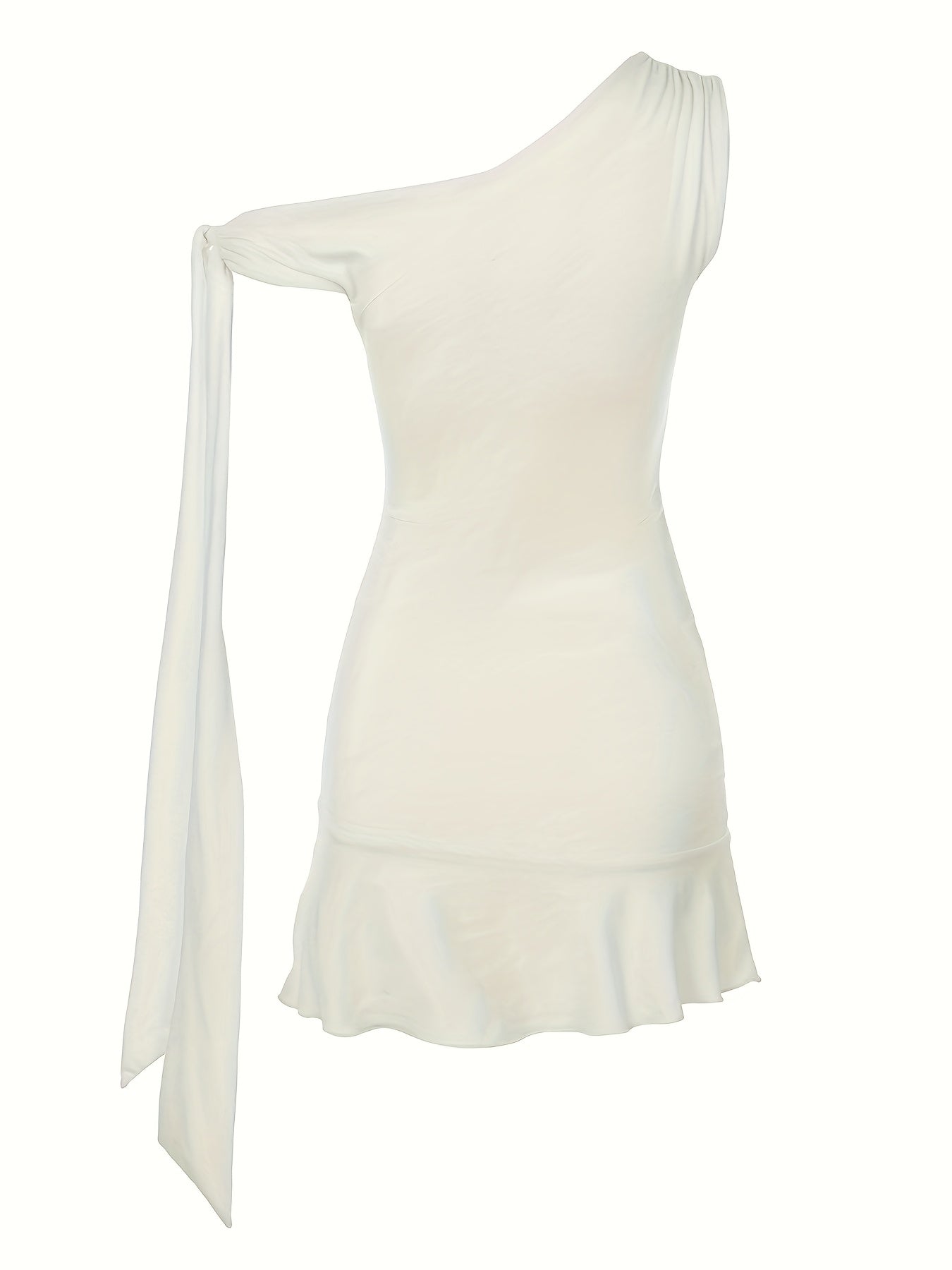 Vestido Blanco con lazo