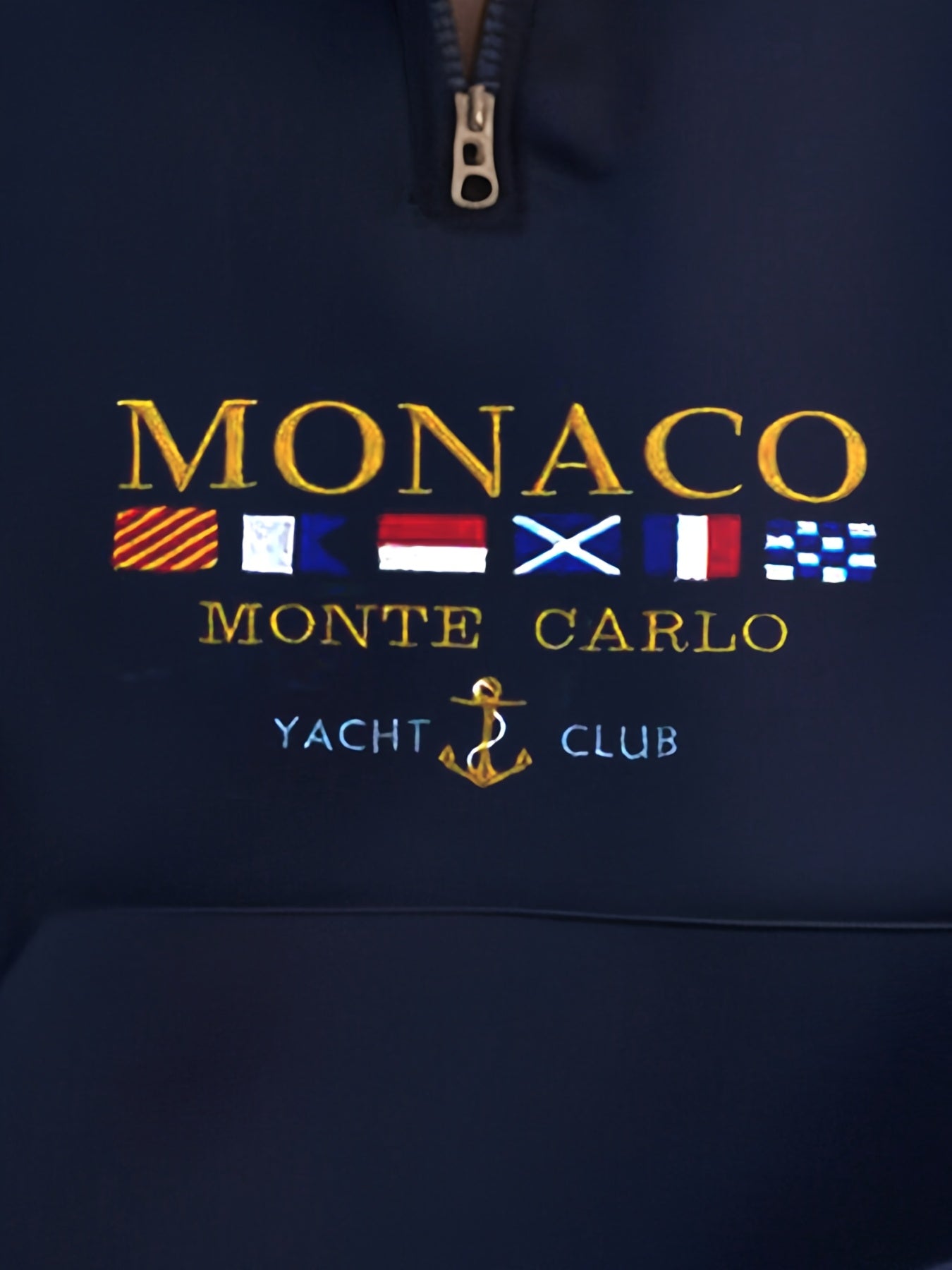 Sudadera azul marino de Monaco Yacht Club