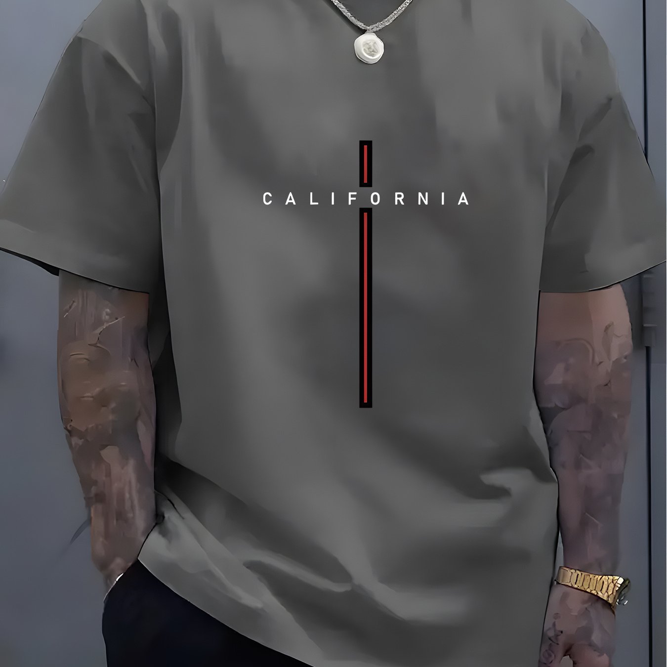 Camiseta con gráfico de California