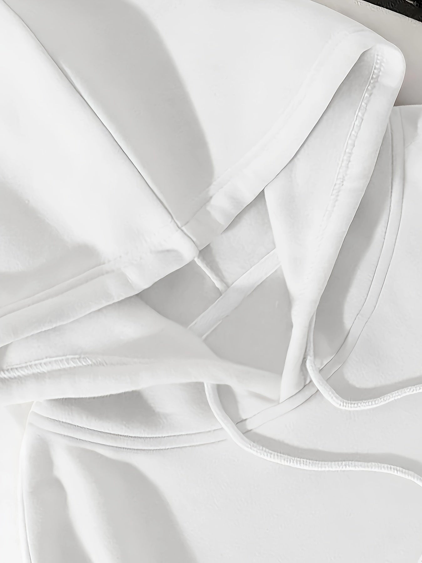 Sudadera blanca con capucha Essential para hombre