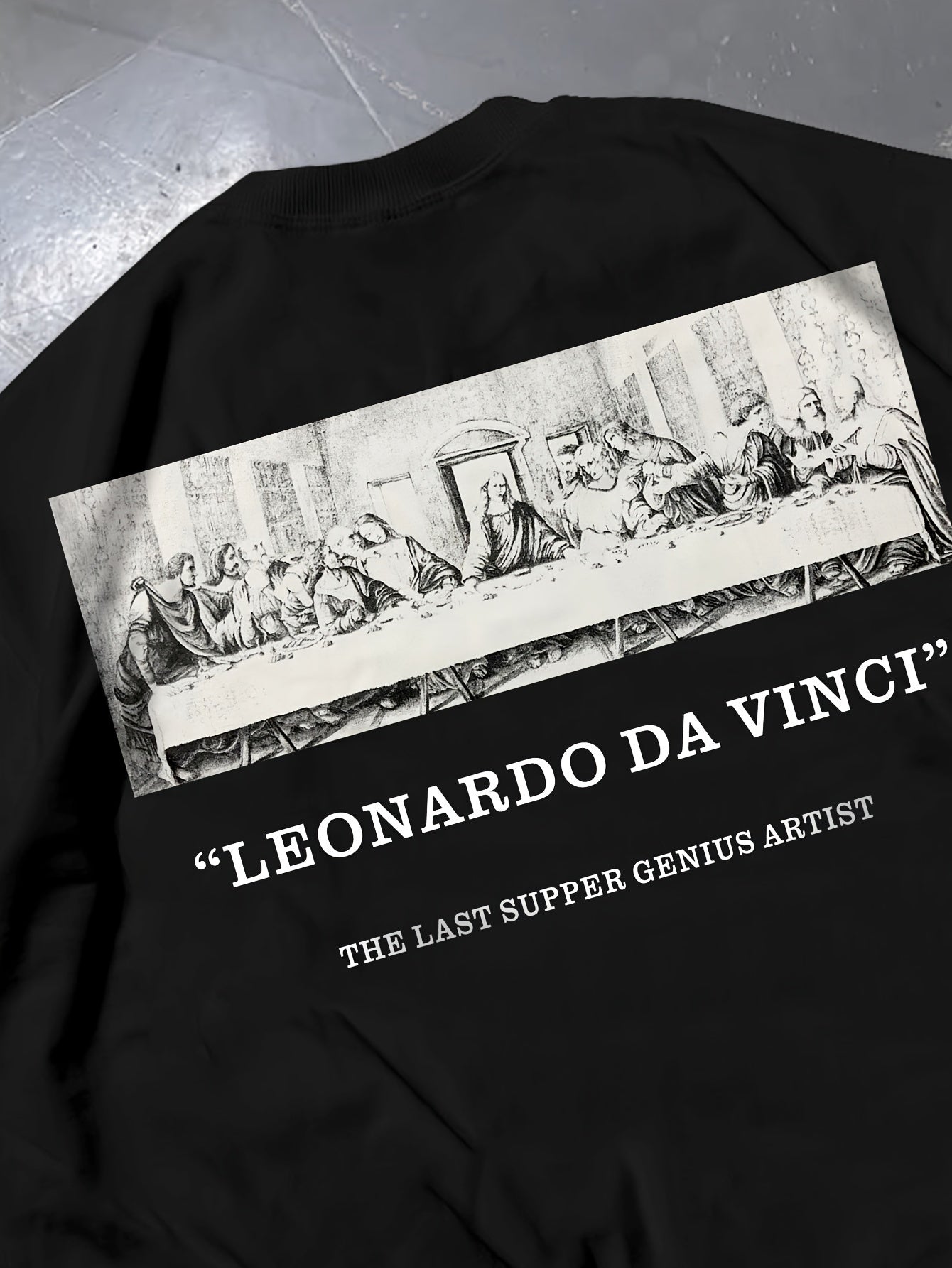 Camiseta gráfica "La Última Cena de Da Vinci"