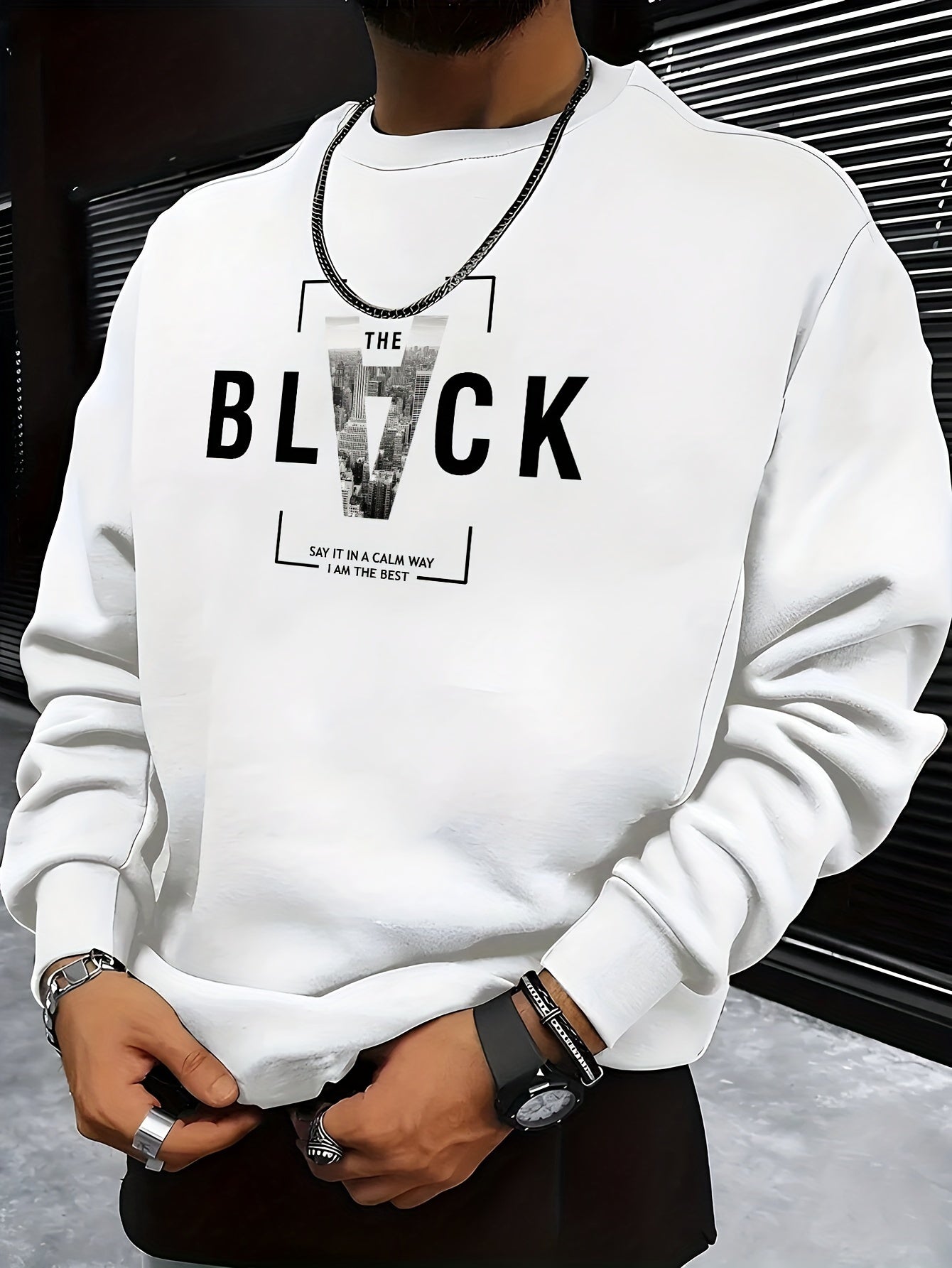Sudadera MBDMBD de Cuello Redondo