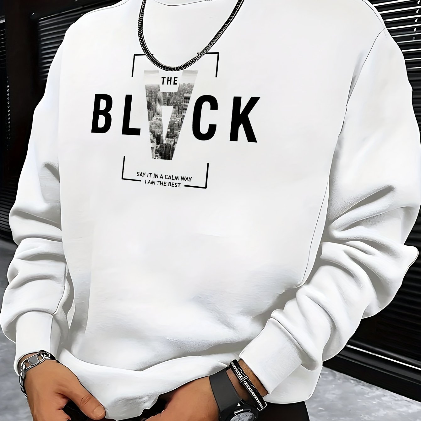 Sudadera MBDMBD de Cuello Redondo