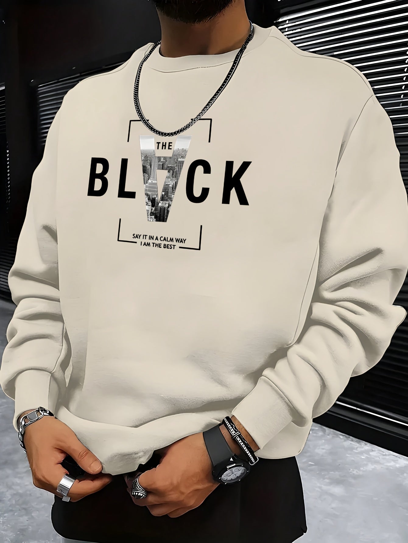 Sudadera MBDMBD de Cuello Redondo