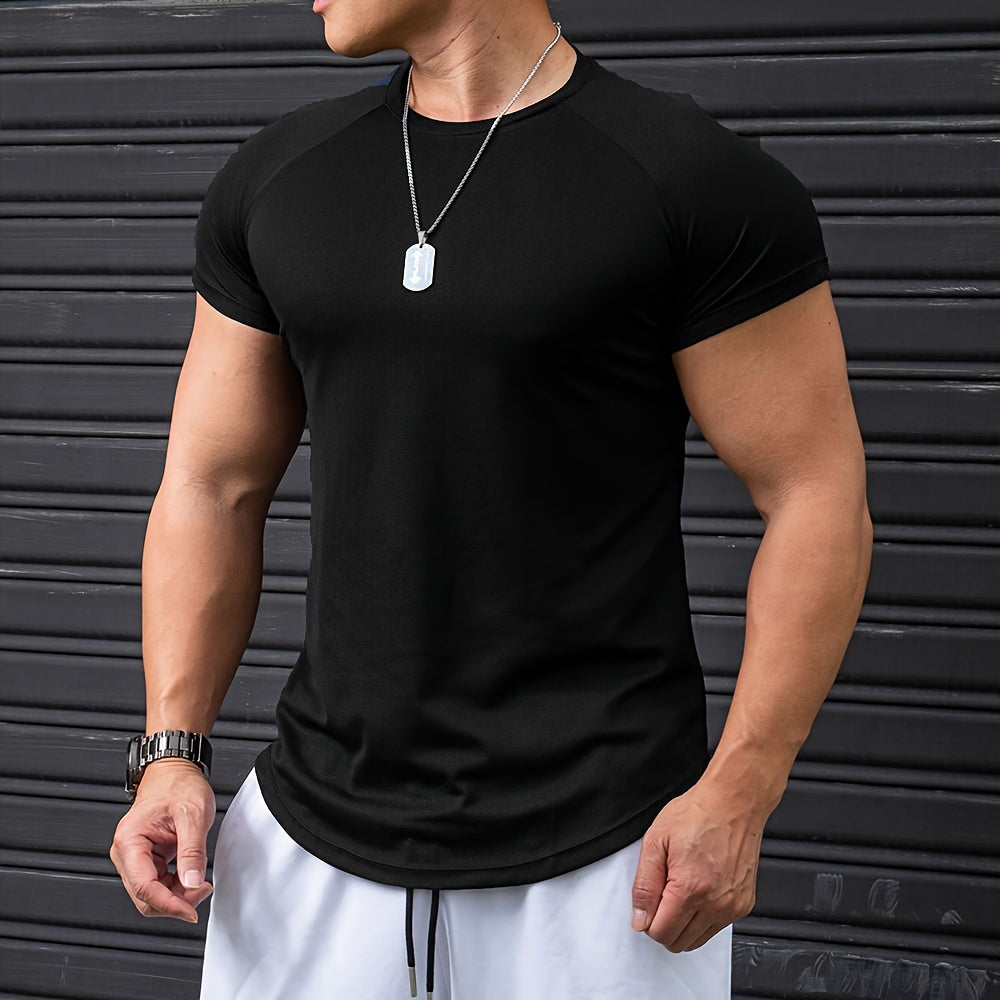 Camiseta lisa para hombre