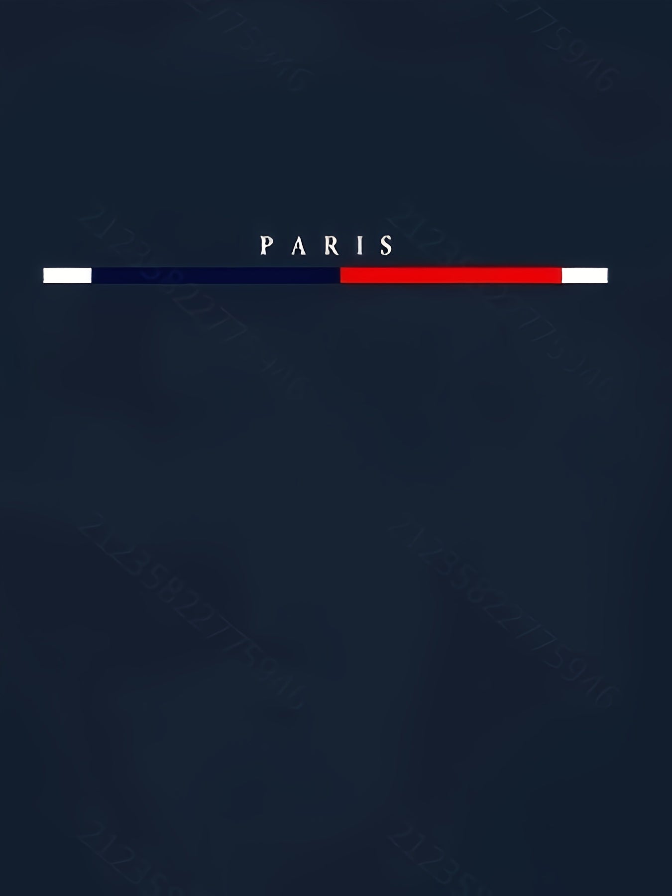 Camiseta de hombre con estampado de letras PARIS