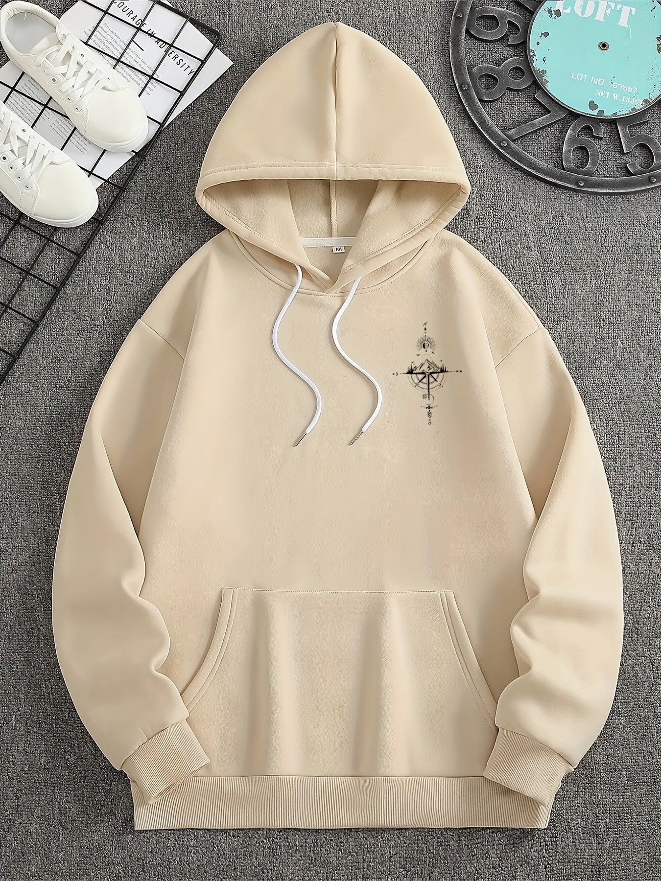 Sudadera con Capucha y Estampado de Galaxia