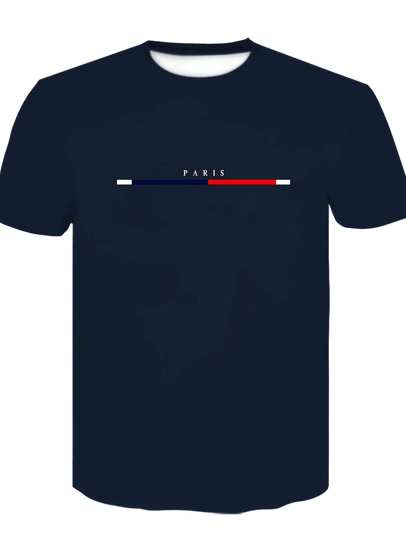 Camiseta de hombre con estampado de letras PARIS