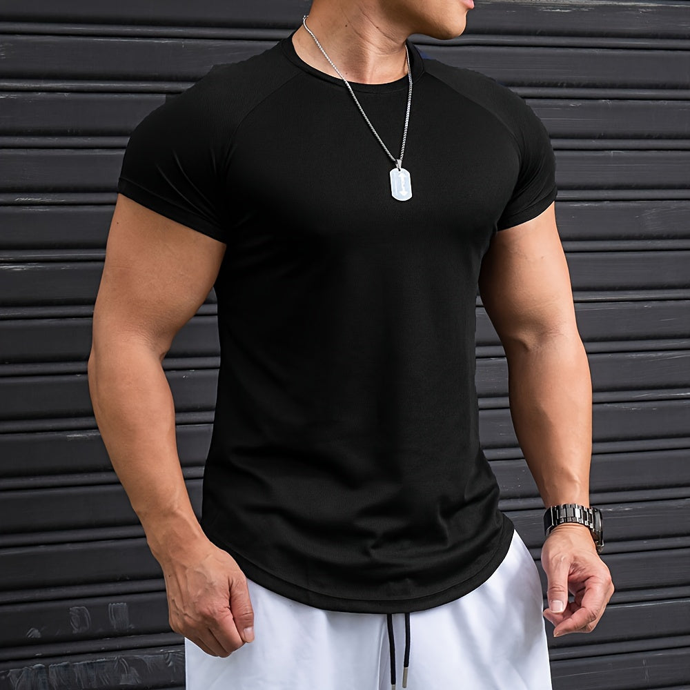 Camiseta lisa para hombre