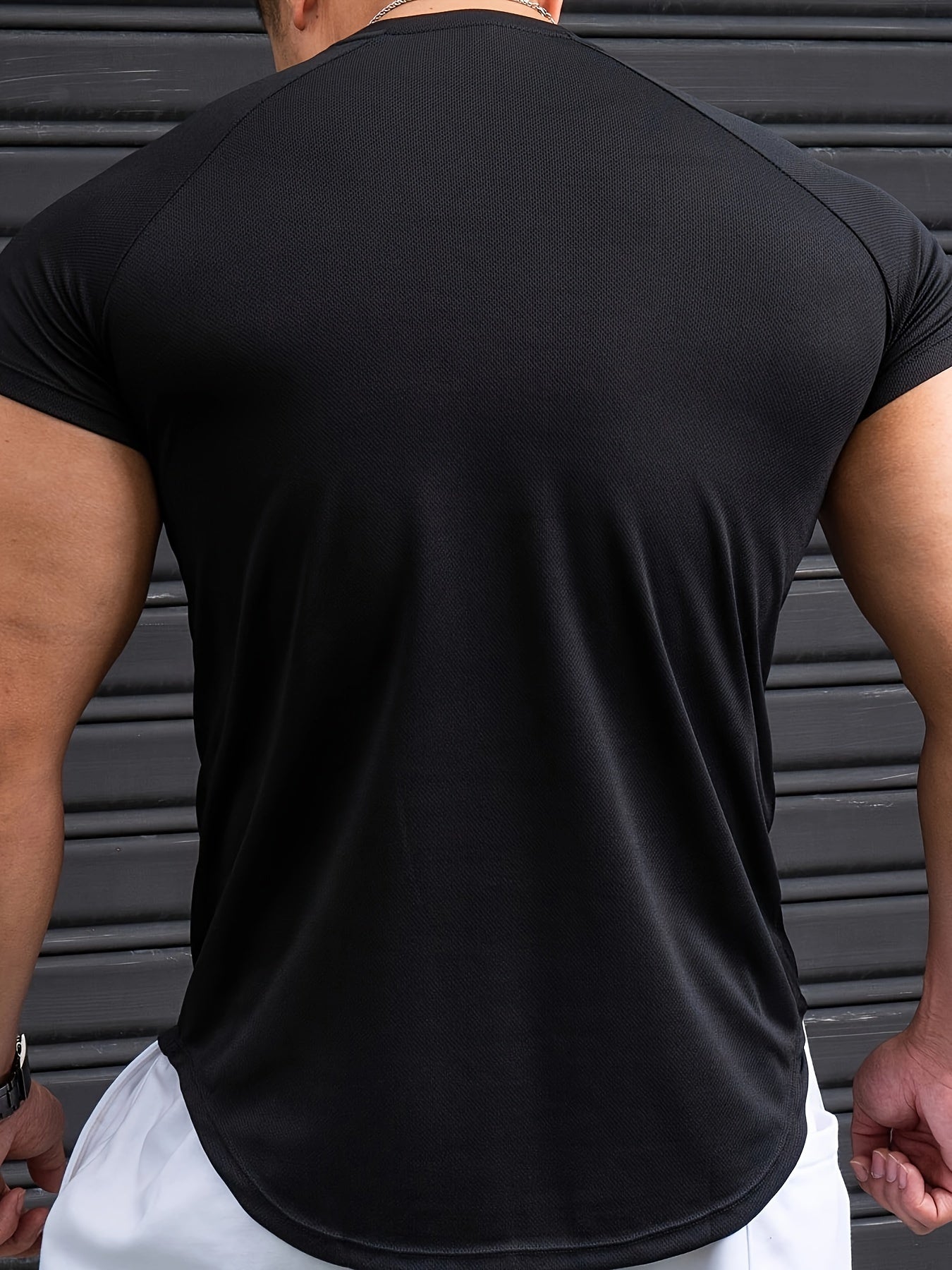 Camiseta lisa para hombre