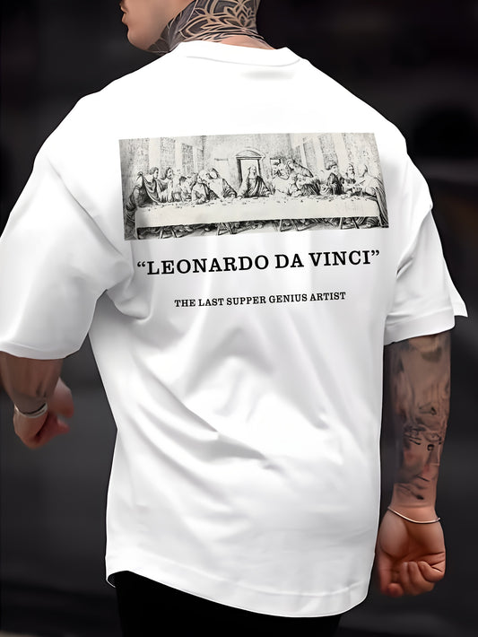 Camiseta gráfica "La Última Cena de Da Vinci"