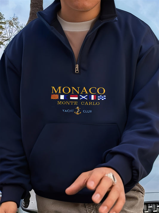 Sudadera azul marino de Monaco Yacht Club