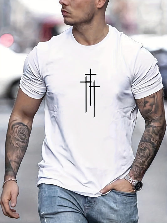 Camiseta básica de cuello redondo